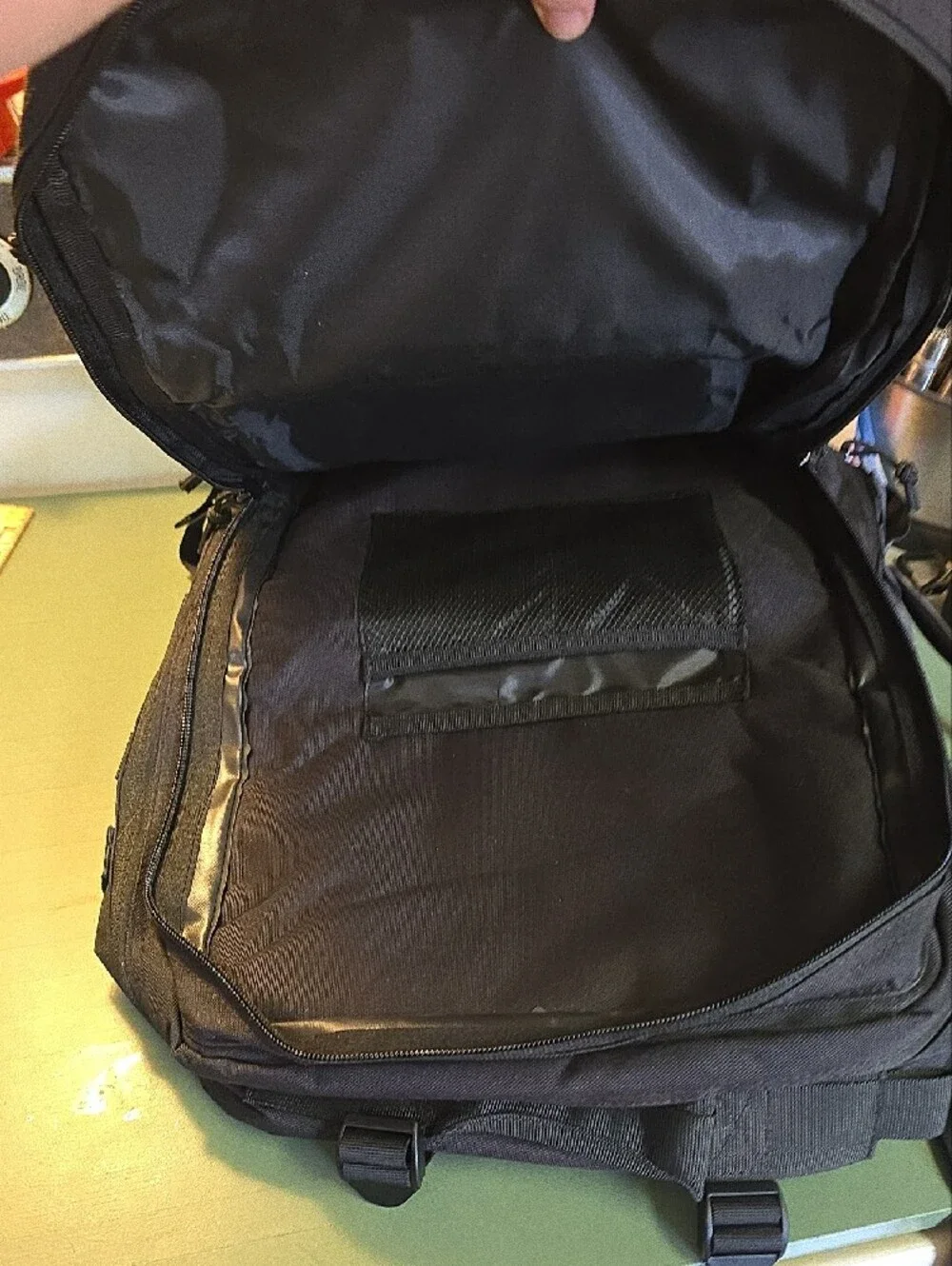 Black Tactical MOLLE Men’s Backpack - Rugged Everyday Carry 40L